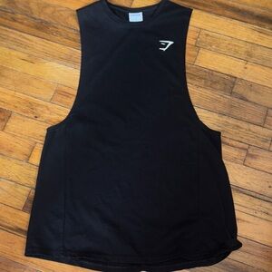 Gymshark Men’s Black Training Tank with Small Logo
